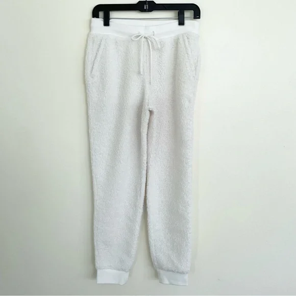 Haven Well Within White Sherpa Joggers XS Extra Small - Picture 3 of 10
